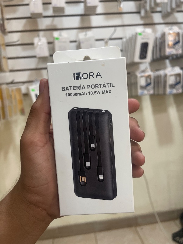 Batería portátil 10,000 mAH 1hora